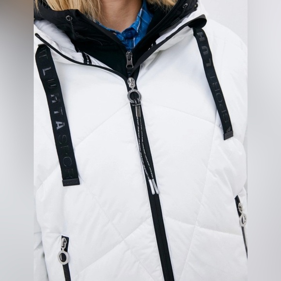LUHTA - Women's White Quilted Jacket - Picture 5 of 16